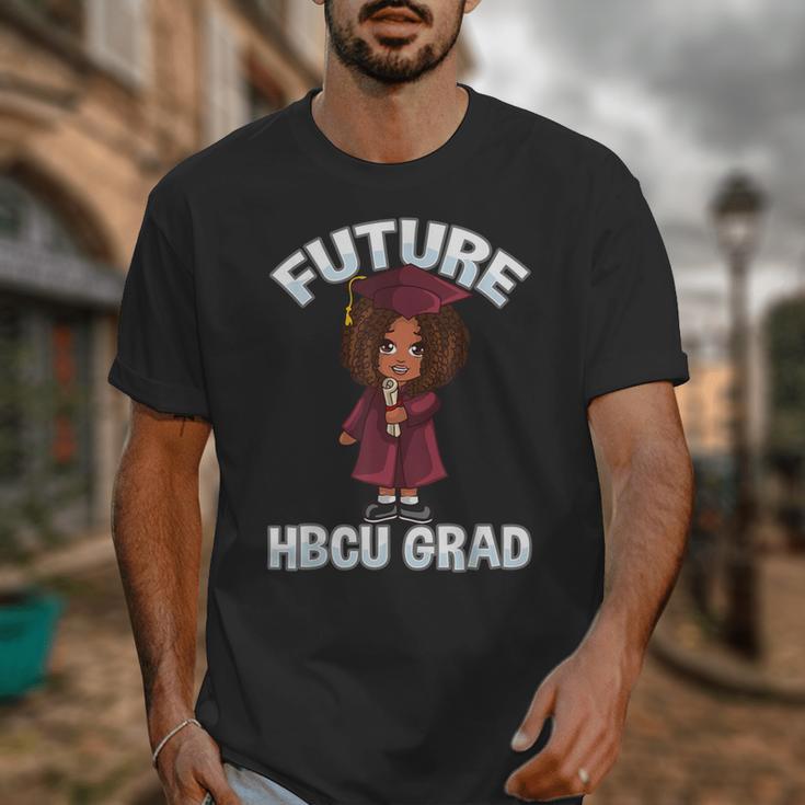 Future HBCU Grad Girl Wearing Graduation Gown Unisex T-Shirt