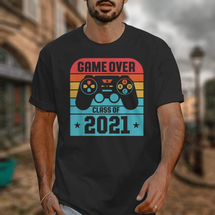Game Over Class Of 2021 Shirt Students Graduation Unisex T-Shirt