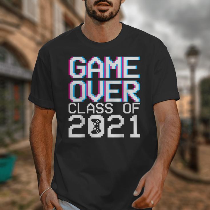 Game Over Class Of 2021 Video Games Graduation Gamer Unisex T-Shirt