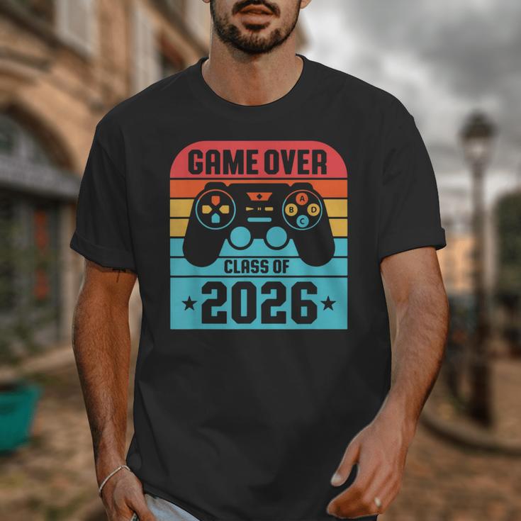 Game Over Class Of 2026 Shirt Students Last Day Graduation Unisex T-Shirt