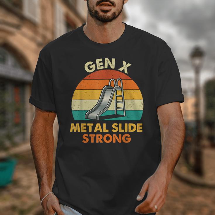 Gen X Slide Strong Generation X Gen Xer Nostalgia Unisex T-Shirt