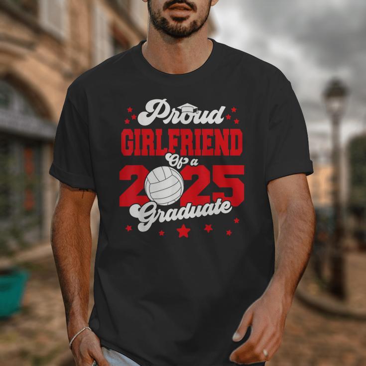 Girlfriend Of a 2025 Graduate Prom Graduation 25 VolleyBall Unisex T-Shirt