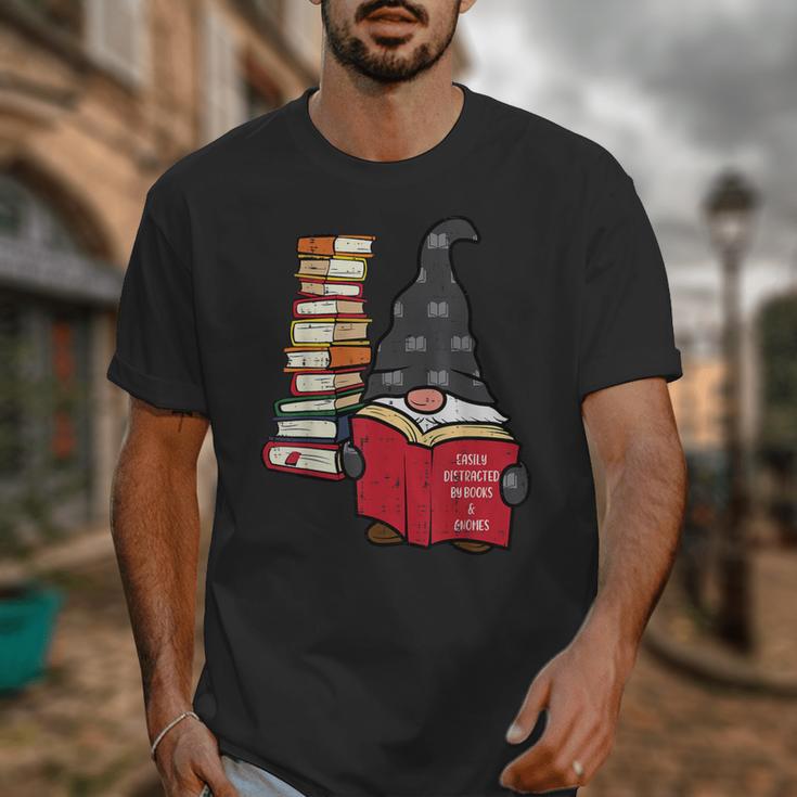 Gnome Read Reading Book Librarian Across America Women Kids Unisex T-Shirt
