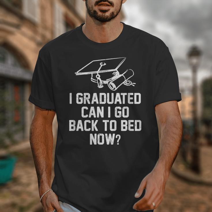 Can I Go Back To Bed Shirt Graduation 2026 For Him Her Unisex T-Shirt