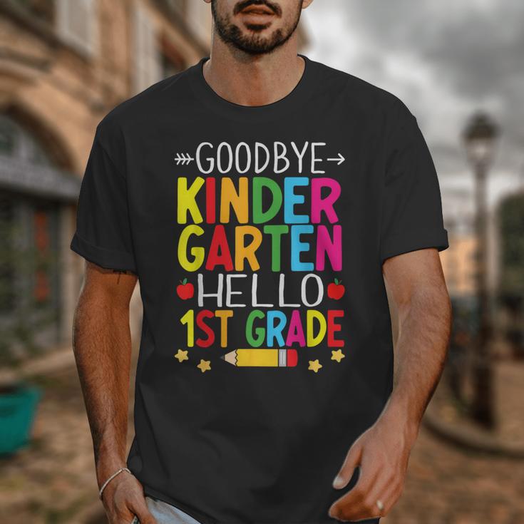 Goodbye Kinder Garten Hello 1st Grade Graduation 2024 Unisex T-Shirt