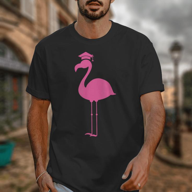 Graduate Cute Pink Flamingo Graduation Unisex T-Shirt