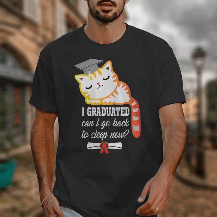 I Graduated Can I Go Back To Sleep Now Graduation Unisex T-Shirt