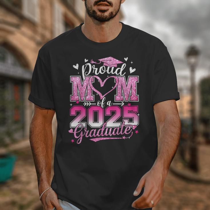Graduation 2025 Proud Mom Of 2025 Graduate Floral Women Unisex T-Shirt