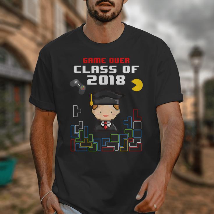 Graduation Class Of 2018 Game Over 8-Bit Gamer Unisex T-Shirt