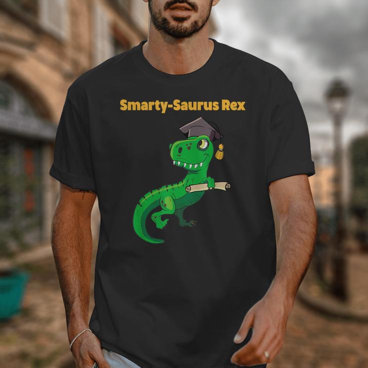 Graduation Dinosaur Smarty Saurus Rex Diploma Dinosaur Unisex T-Shirt
