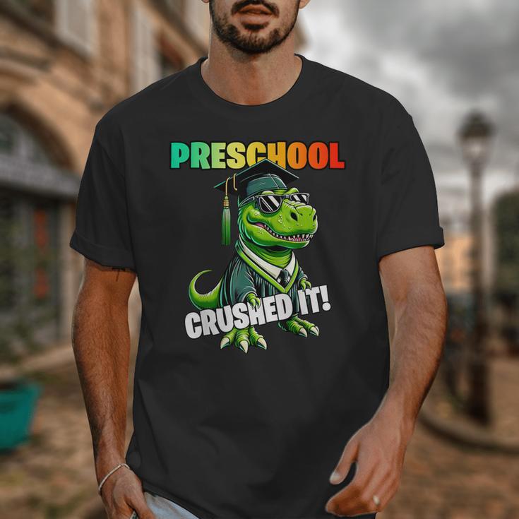 Graduation Preschool DinosaurRex Crushed It Boys Grad Unisex T-Shirt