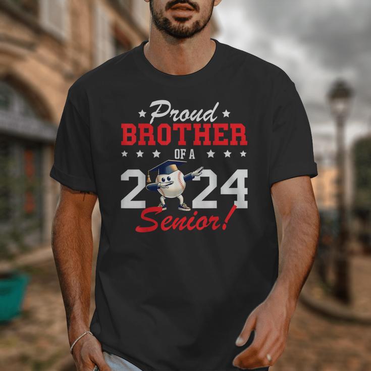 Graduation Proud Brother Of A 2024 Senior Baseball Player Unisex T-Shirt