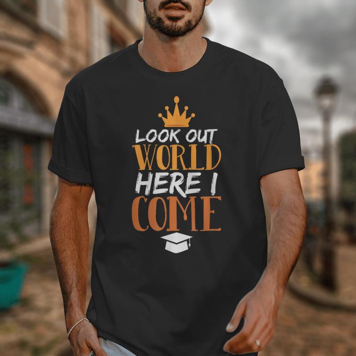 Graduation Shirt For Graduate Look Out World Here I Come Unisex T-Shirt