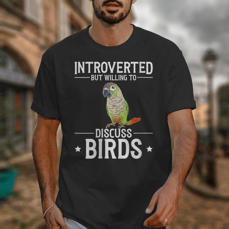 Green Cheek Conure Introvert Parrot Bird Conure Unisex T-Shirt Green Cheek Conure Introvert Parrot Bird Conure Unisex T-Shirt