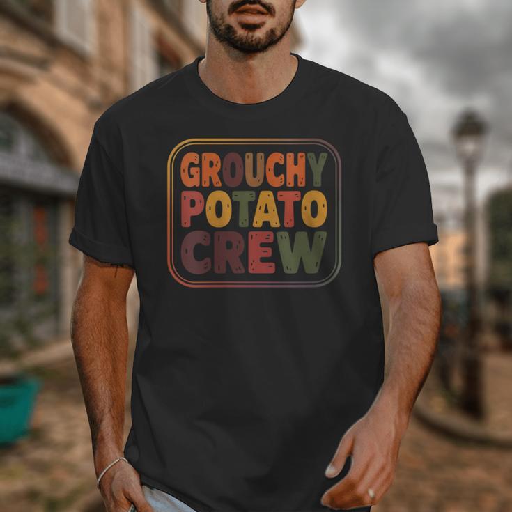 Grouchy Potato Crew Introvert Sarcasm Unisex T-Shirt Grouchy Potato Crew Introvert Sarcasm Unisex T-Shirt