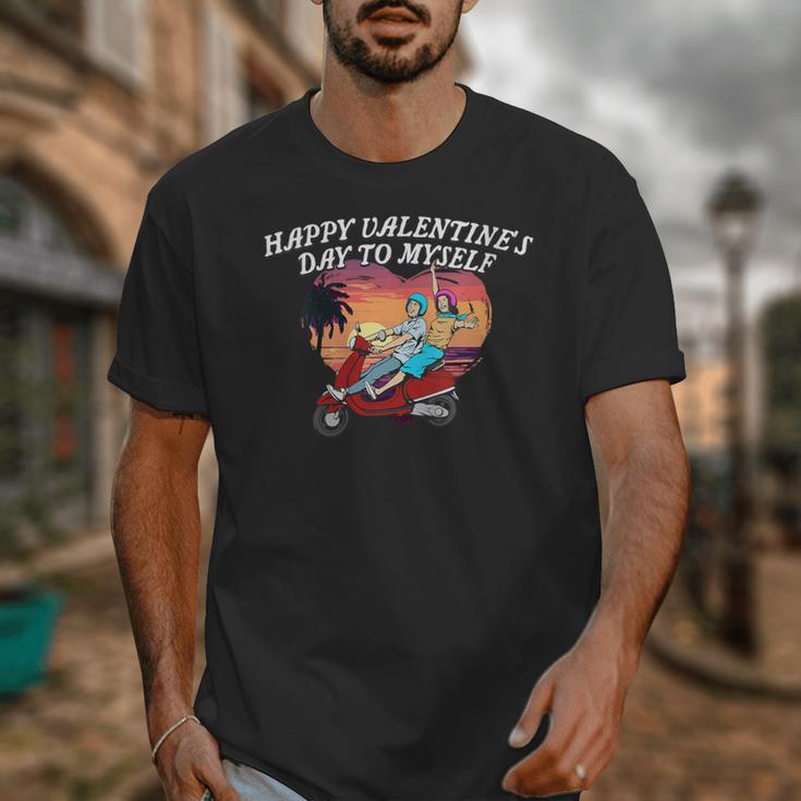 Happy Valentines Day To Myself Introvert Humor Unisex T-Shirt Happy Valentines Day To Myself Introvert Humor Unisex T-Shirt