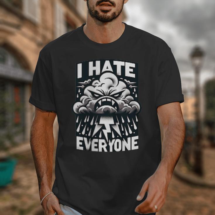 I Hate Everyone Introvert Anti-Social Dark Humor Unisex T-Shirt I Hate Everyone Introvert Anti-Social Dark Humor Unisex T-Shirt