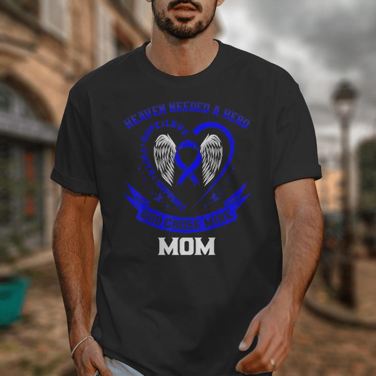 Heaven Need a Hero Colon Cancer Awareness In Memory Of Mom Unisex T-Shirt Heaven Need a Hero Colon Cancer Awareness In Memory Of Mom Unisex T-Shirt