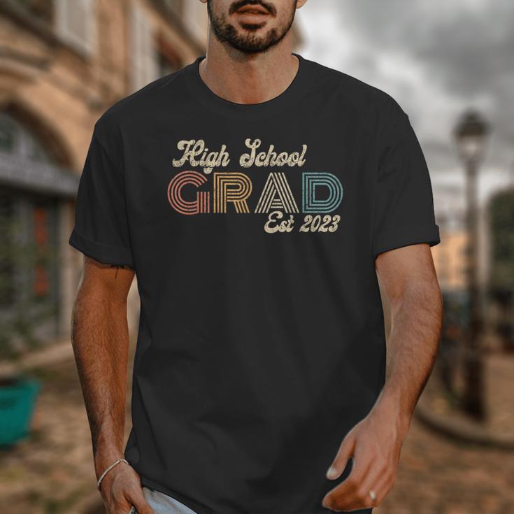 High School Grad 2023 Class Of 2023 Retro Graduation Done Unisex T-Shirt