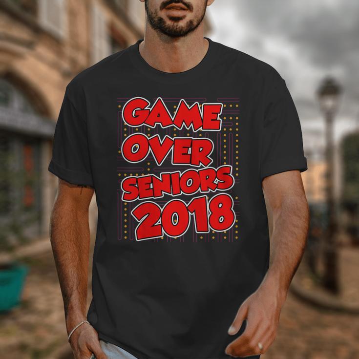 High School Graduation Tshirt Game Over Senior Class Of 2018 Unisex T-Shirt