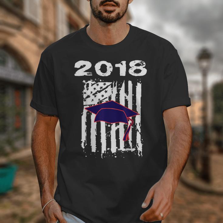 High School GraduationShirt Flag College Graduation Unisex T-Shirt