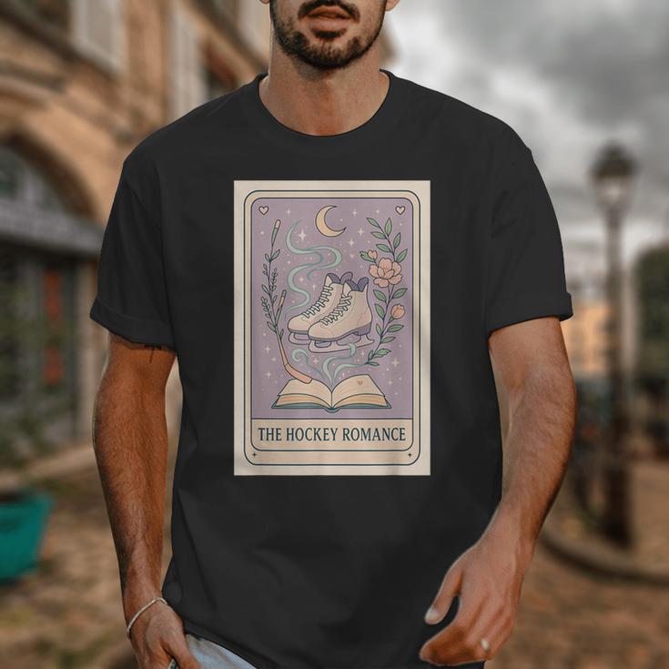 Hockey Romance Tarot Card Books Reader Cozy Reading Unisex T-Shirt