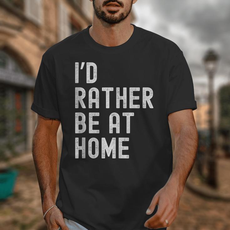 I'd Rather Be At Home Antisocial Introvert Tee Unisex T-Shirt