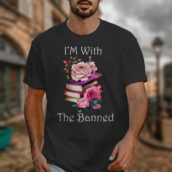I'm With The Banned Books Bold Statement Against Censorshi Unisex T-Shirt I'm With The Banned Books Bold Statement Against Censorshi Unisex T-Shirt