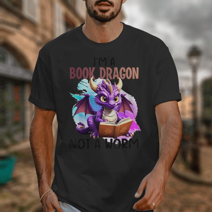 I'm A Book Dragon Not A Worm Unisex T-Shirt