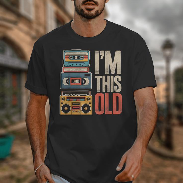 I'm This Old Vintage Cassette Tape Nostalgia Unisex T-Shirt