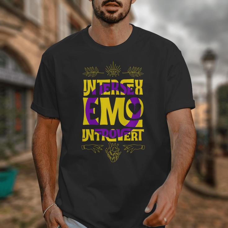 Intersex Emo Introvert Pride Trendy Mystic Teen Goth Style Unisex T-Shirt