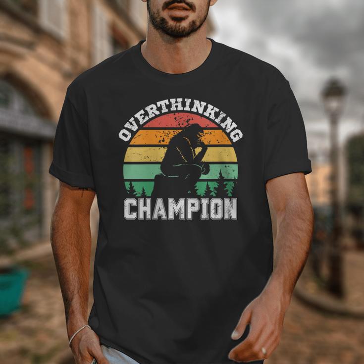 INTJ Introverts Shy Introvert Overthinking Champion Unisex T-Shirt