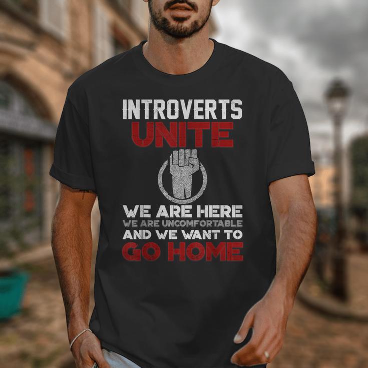 INTP Introverts Unite Anti Social For Men Women Unisex T-Shirt