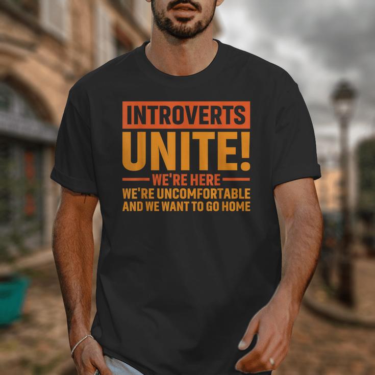 Introvert Antisocial Sarcasm Introverts Unite Anti Social Unisex T-Shirt