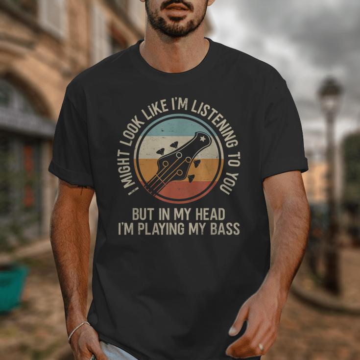 Introvert Bass Guitarist Musician Playing Bass Guitar Unisex T-Shirt Introvert Bass Guitarist Musician Playing Bass Guitar Unisex T-Shirt