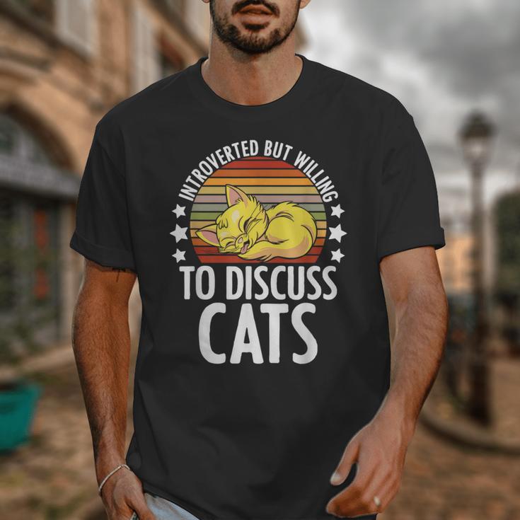 Introvert Cat Kitten Quote For Feline Whisperer Unisex T-Shirt