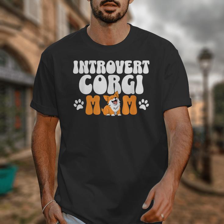 Introvert Corgi Mom Dog Pet Morca Works Dog For Men Women Unisex T-Shirt Introvert Corgi Mom Dog Pet Morca Works Dog For Men Women Unisex T-Shirt
