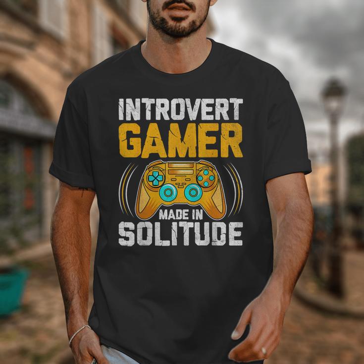 Introvert Gamer Video Games Anti Social Team Player Unisex T-Shirt Introvert Gamer Video Games Anti Social Team Player Unisex T-Shirt