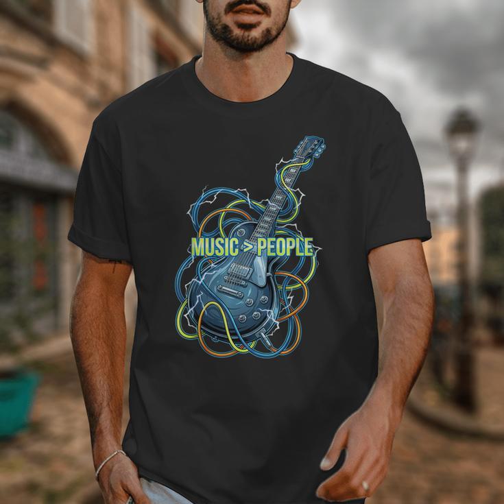 Introvert Music Lover Electric Guitar Rock Unisex T-Shirt Introvert Music Lover Electric Guitar Rock Unisex T-Shirt