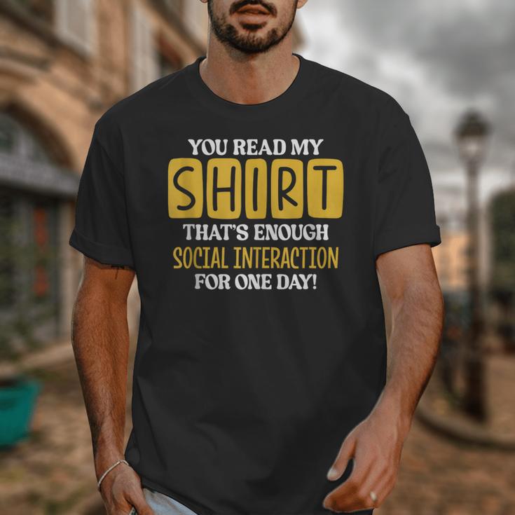 Introvert Quote Motivational For Men Women Kids Unisex T-Shirt