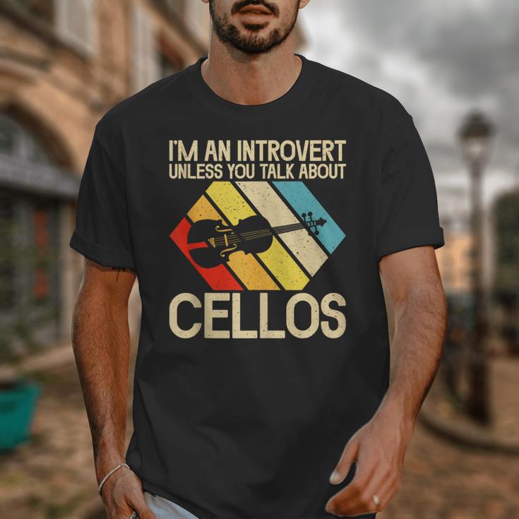 Im An Introvert Unless You Talk About Cellos Unisex T-Shirt Im An Introvert Unless You Talk About Cellos Unisex T-Shirt