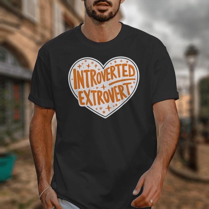 Introverted Extrovert People Hater Calm Peace Lover Unisex T-Shirt