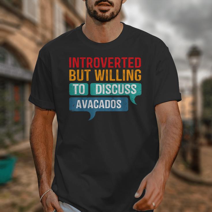 Introverted But Willing To Discuss Avacados Unisex T-Shirt Introverted But Willing To Discuss Avacados Unisex T-Shirt
