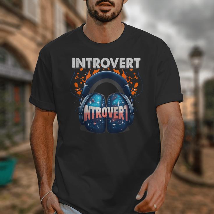 Introvert's Best Friend Noise-Canceling Headphones Unisex T-Shirt