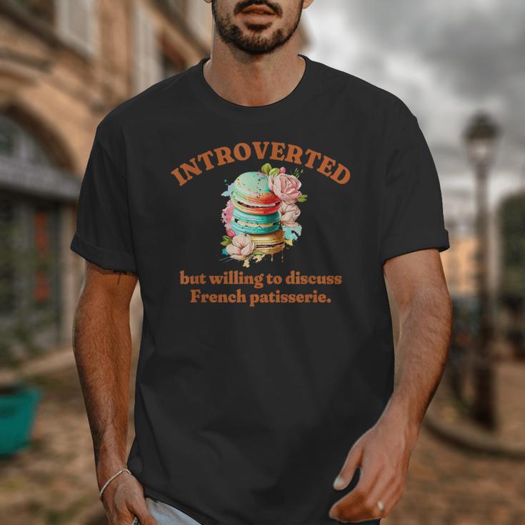 Introvert's Passion For French Patisserie Macarons Unisex T-Shirt