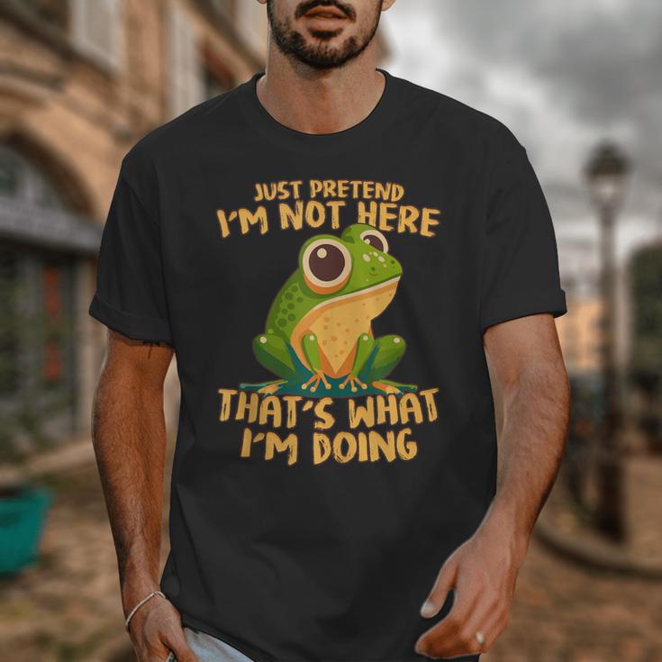 Introverts Thats What Im Doing Just Pretends Unisex T-Shirt