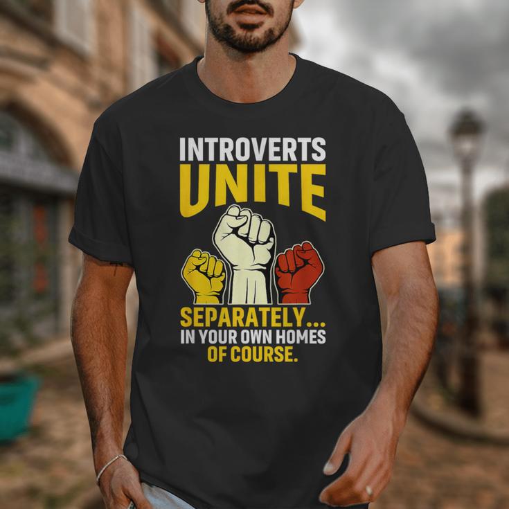 Introverts Unite Introvert Antisocial Anti Social Unisex T-Shirt Introverts Unite Introvert Antisocial Anti Social Unisex T-Shirt