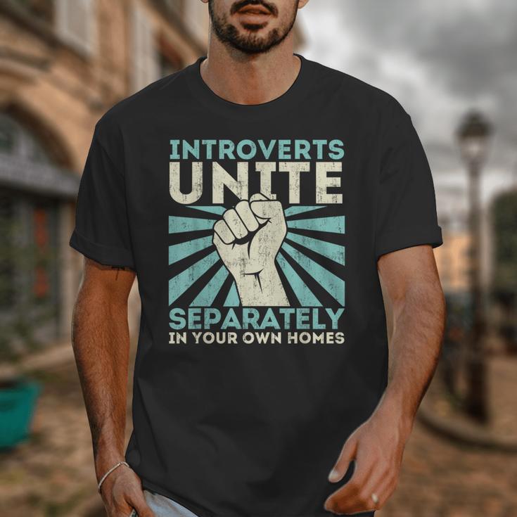 Introverts Unite Separately Introverted Antisocial Unisex T-Shirt Introverts Unite Separately Introverted Antisocial Unisex T-Shirt