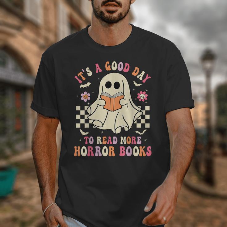 It's A Good Day To Read More Horror Books Halloween Unisex T-Shirt It's A Good Day To Read More Horror Books Halloween Unisex T-Shirt