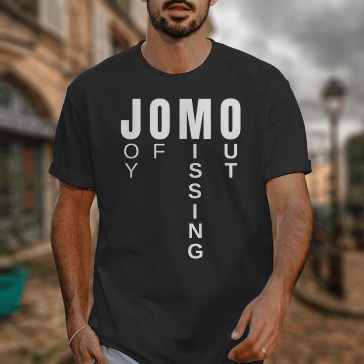 JOMO Joy Of Missing Out Sarcastic Introvert Unisex T-Shirt